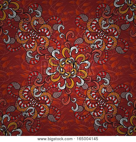 Mandalas Background. Colorful Elements. Vector Illustration Texture. Radial Gradient Shape.