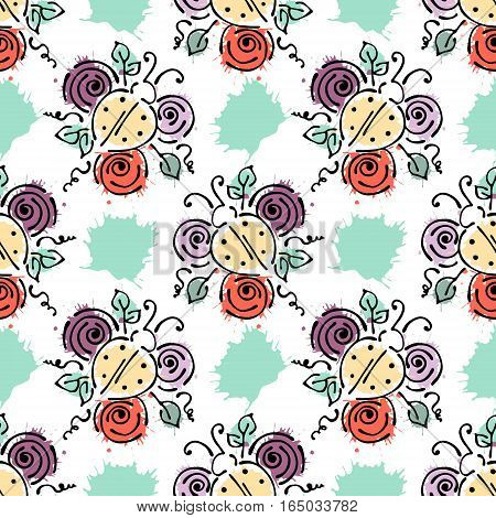 Vector Seamless Pattern, Graphic Illustration