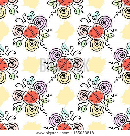 Vector Seamless Pattern, Graphic Illustration