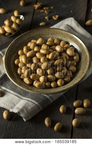 Homemade Brown Japanese Peanuts