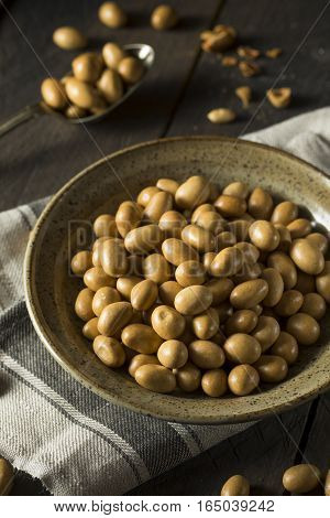 Homemade Brown Japanese Peanuts