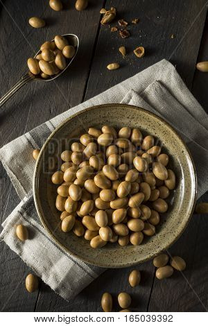 Homemade Brown Japanese Peanuts