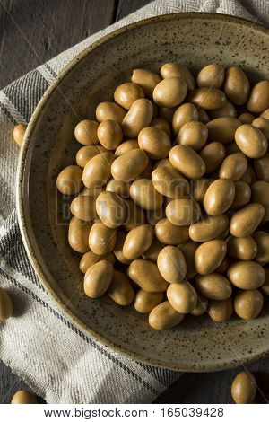 Homemade Brown Japanese Peanuts