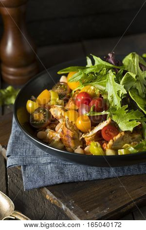 Healthy Organic Mediterranean Buddha Farro Grain Bowl