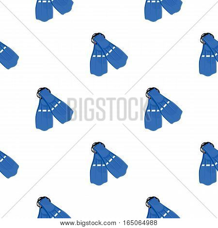 Flippers icon cartoon. Single sport icon from the big fitness, healthy, workout cartoon. - stock vector