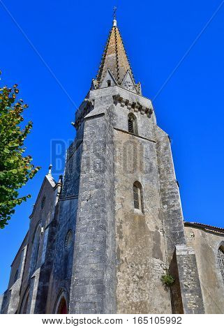 Sainte Marie de Re France - september 25 2016 : the Notre Dame church