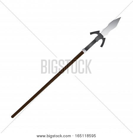 Isolated spear on a white background, Vector illustration