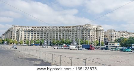 Bucharest, Romania - September 19, 2015. The Square 