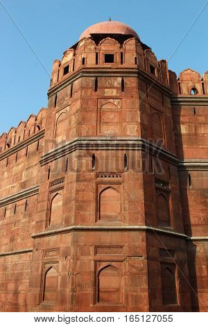 Lal Quila or Red Fort a monument in Delhi
