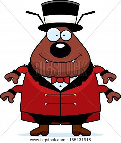 Cartoon Flea Circus
