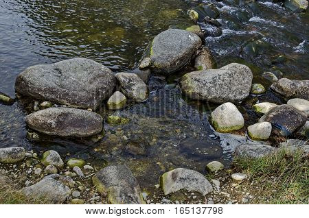 Black Iskar river in Rila mountain, Bulgaria