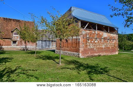 Perriers sur Andelle France - october 4 2016 : the Colmont manor