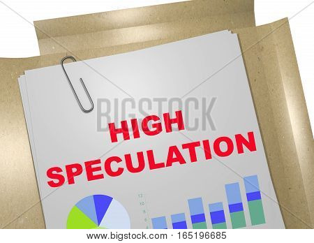 High Speculation - Business Concept