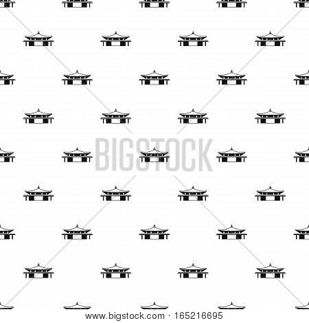 Pagoda pattern. Simple illustration of pagoda vector pattern for web