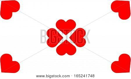 Heart on Valentine's Day celebration wallpaper background canvas love february