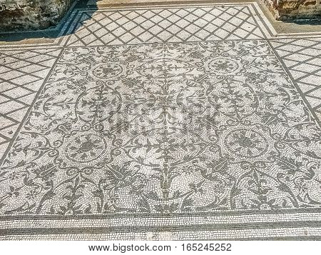 Hdr Villa Adriano Ruins In Tivoli