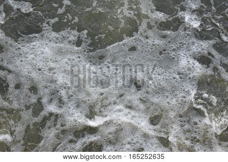 noisy bubbling waterfall foam element natural swirl