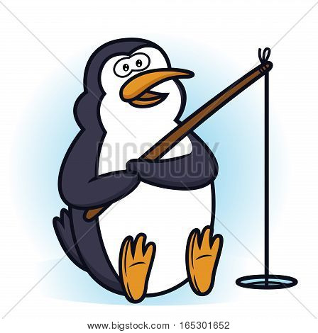 Пингвин рыбачит. Пингвин рыбачит в пэинте. Рыбак мультяшный. Игры рыбалка пингвин. Глубоководная рыбалка пингвинчика.