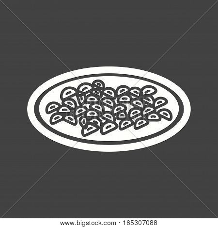 Gnocchi, food, potato icon vector image. Can also be used for european cuisine.
