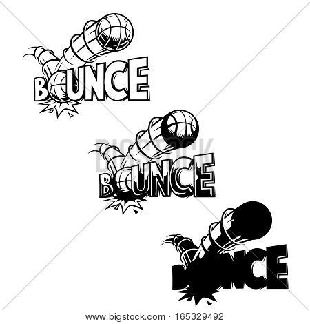 Vector comics icon. Explosion bubbles. Comic book explosion element