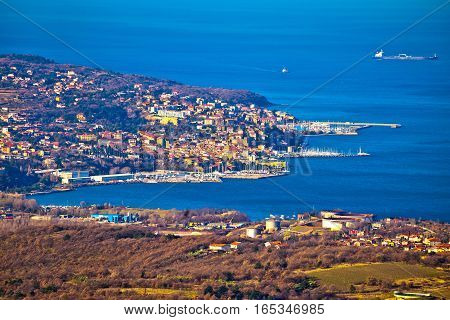Kopar And Izola Coastal Towns View
