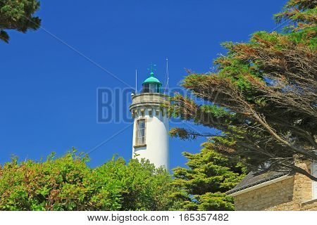 Lighthouse of Arzon, Gulf of Morbihan, Brittany, France