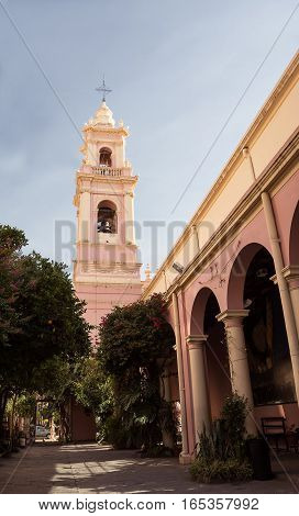 Salta, Argentina - October 31, 2016: Cloister of Cathedral in Salta (Argentina)