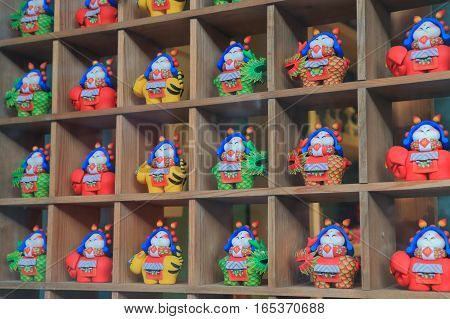 BEIJING CHINA - OCTOBER 29, 2016: Nanluogxiang futong street handicraft shop.