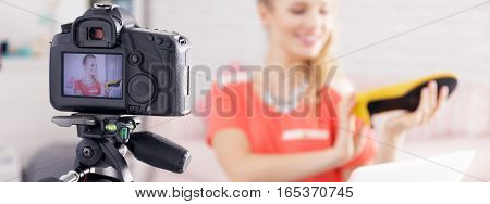 Woman And New Shoes
