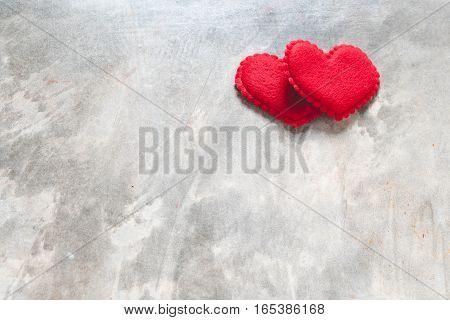 Valentine's Day Background,red Heart With Red White Rose ,ribbon