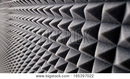 sound absorbing materials. microfiber insulation of noise in music Studio sound insulation