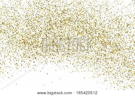 Gold Glitter Texture Vector.