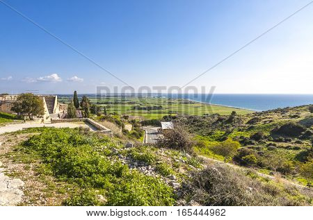 Mediterranean Seacoast On Cyprus