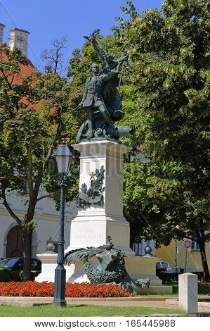 The monumet of Independence War in Budapest