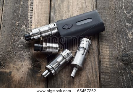 Modern electronic mod vaping device. Vape. ecigarette