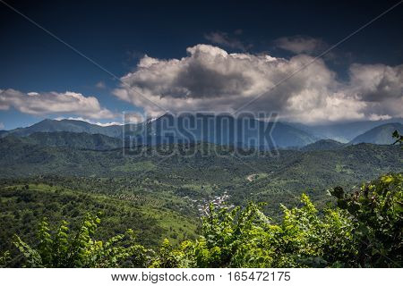 Mountain View From Koktobe Hill, Almaty, Kazakhstan