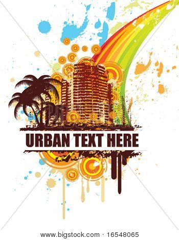 Rainbow city etiket.