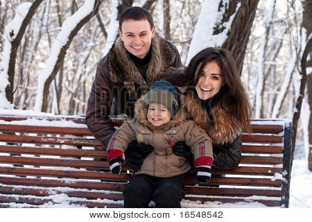 Atraktivní rodina ve Winter parku