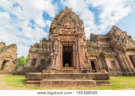 Sand Stone Castle, Phanomrung In Buriram Province, Thailand. Religious Buildings Constructed By The