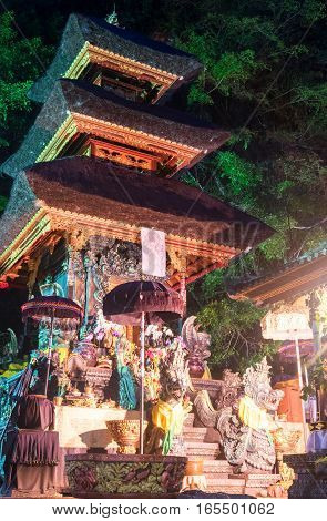 Pura Segara Hulundanu Batur - Hindu temple on the Batur Lake, Bali, Indonesia