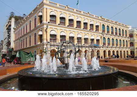 Senado Square Or Senate Square At Macau