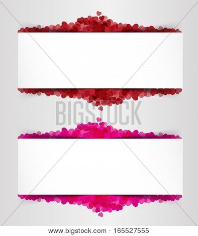 Design Template Heart for Valentine's Day Backgroundillustration EPS 10.