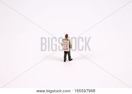 Figure Of  Sandwichman Sell Notices