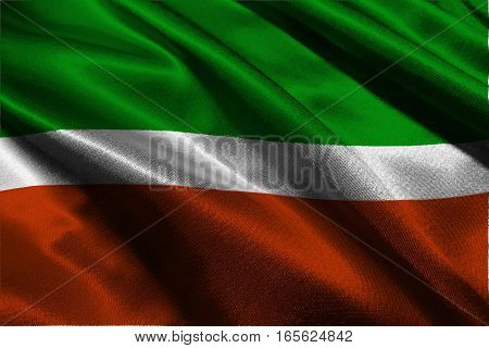 Tatarstan flag 3D illustration symbol .Tatarstan flag