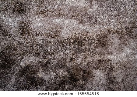 Ice, ice texture, abstract ice background, scabrous ice pattern