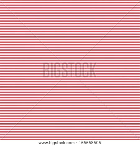Red simple stripes abstract seamless vector pattern, geometric primitive background