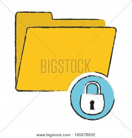 security or safety related icons image vector illustration design