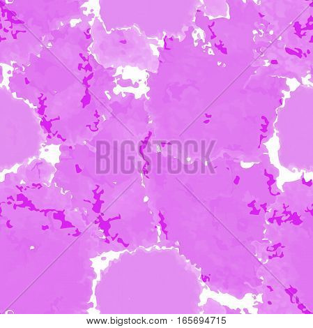 Bright pink texture. Vector murble background. Watercolor hand drawn marbling illustration, aqua print. Colorfull stains. Cover design, trendy graphic, artistic effect. Abstract painting template.