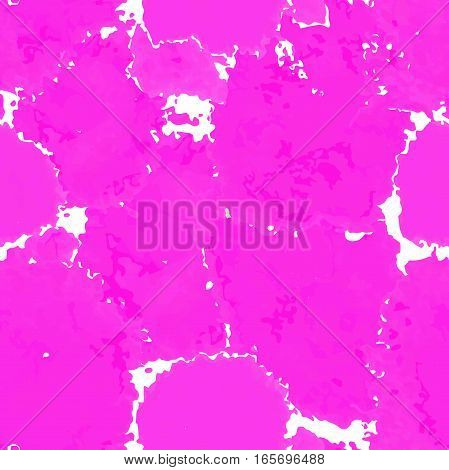 Hot pink texture. Vector murble background. Watercolor hand drawn marbling illustration, aqua print. Bright colorfull stains. Cover design, trendy graphic, artistic effect. Abstract painting template.