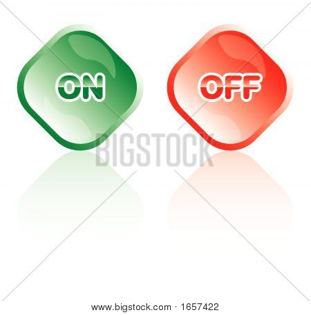 On e Off Buttons.Eps